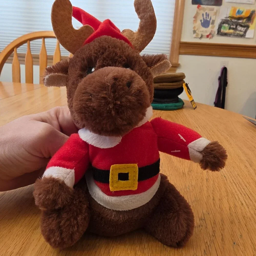 NWOT Etsy Plush Christmas Moose Stuffed Animal Toy